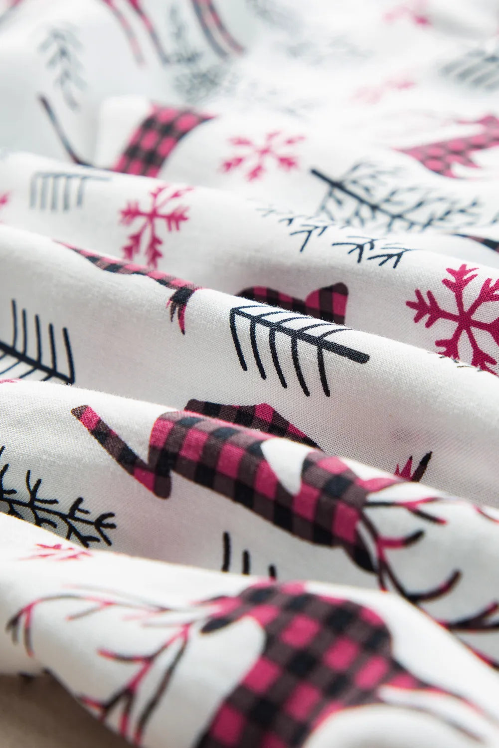 Printed Drawstring Pajama Set