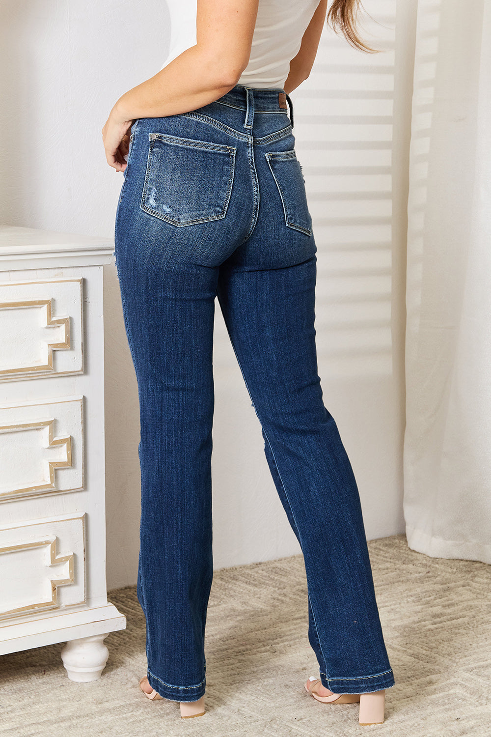 Judy Blue Mid Rise Bootcut Jeans - JH2 DESIGNS