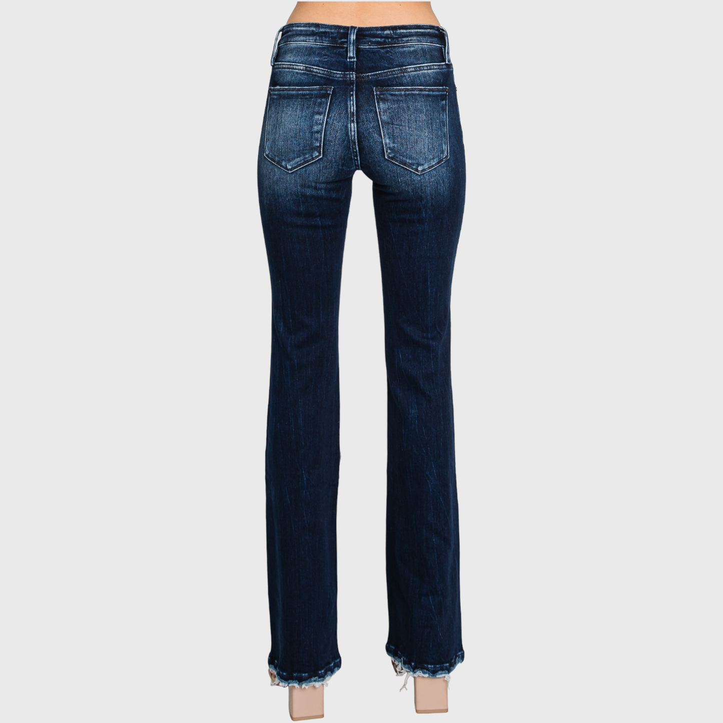 Petra Mid-Rise Classic Bootcut Jeans - JH2 DESIGNS